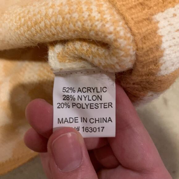 Princess Polly Dana Cut Out Knit Checkered Sweater Mini Dress, Size XS/S - Picture 10 of 11